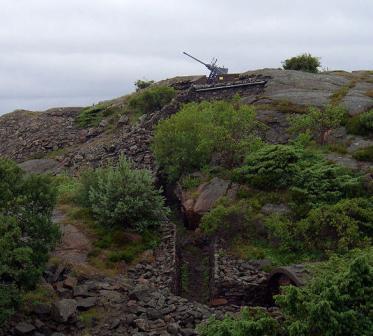 German fortress at Ny Hellesund Kristiansand