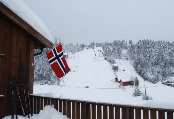 Sandripheia Skisenter in Øvrebø. 