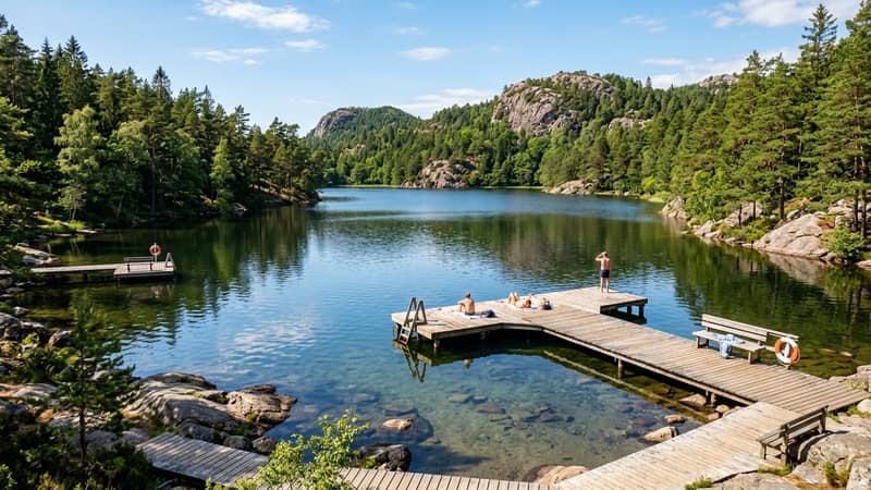 Baneheia Nature Reserve & Lakes