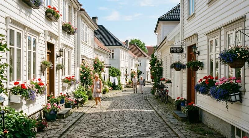 Posebyen Old Town Kristiansand Norway